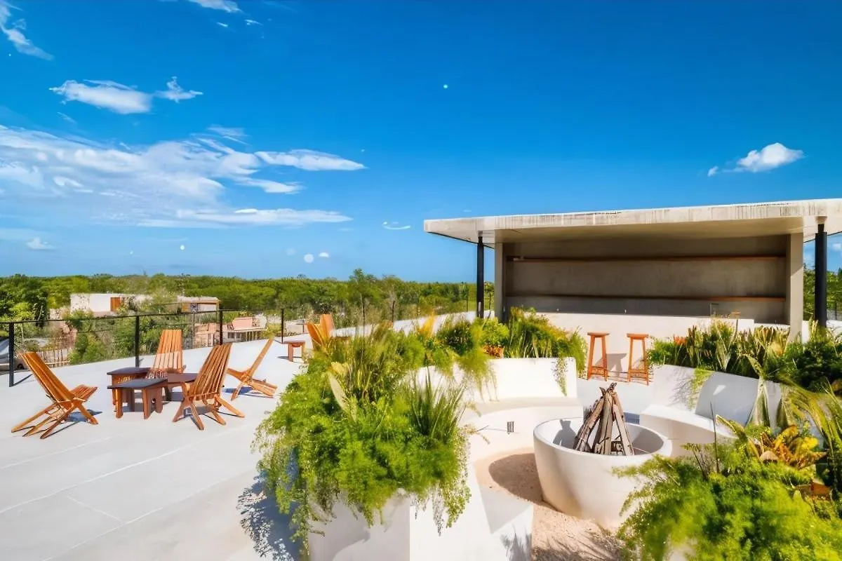 Apartamento Tulum Aesthetic Mater Suite Seremonia Origen With Private Pool Rooftop Jacuzzi And Gym México