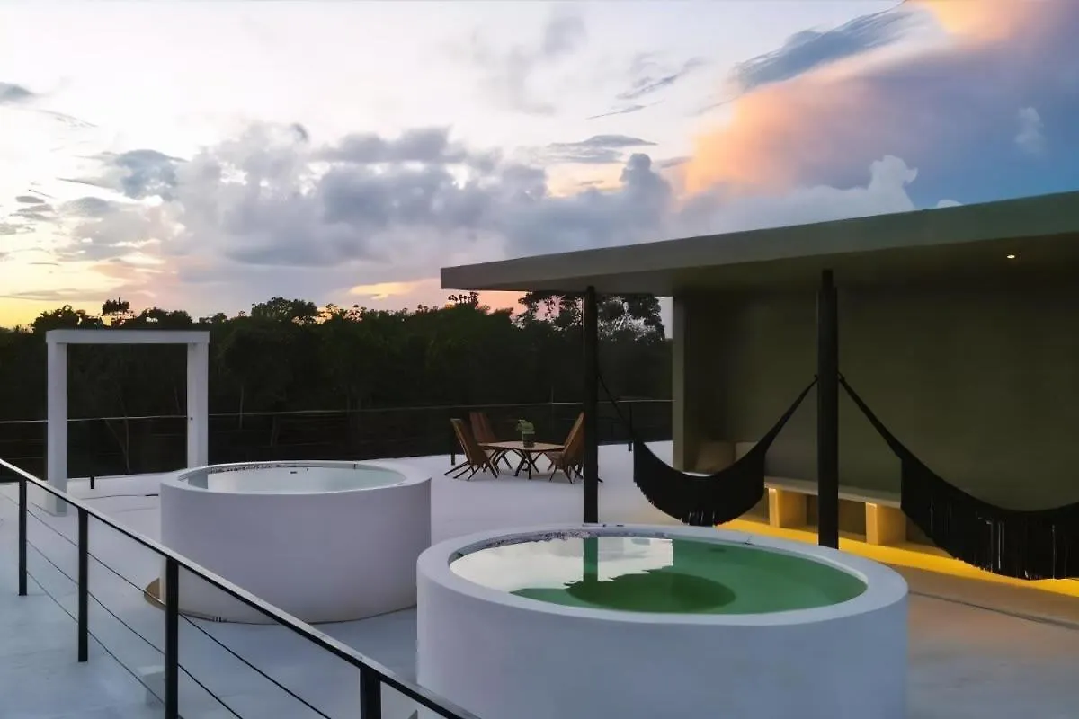Tulum Aesthetic Mater Suite Seremonia Origen With Private Pool Rooftop Jacuzzi And Gym Apartment